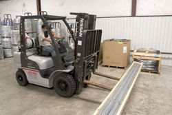 Straight Lift of Bale Ties